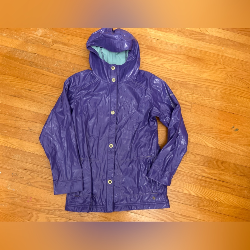 Columbia Purple rain Hooded long Jacket